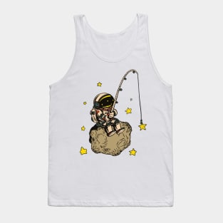 Fishing Astronaut Tank Top